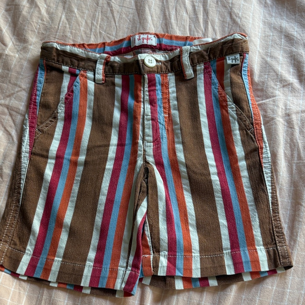 Il Gufo boys striped shorts size 4